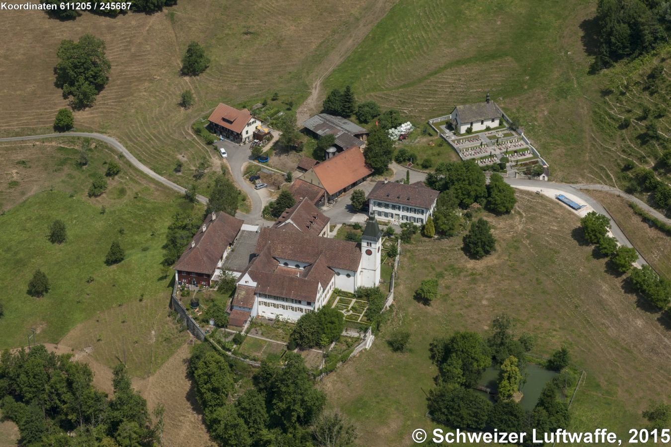 Ehemaliges Benediktiner-Kloster Beinwil (SO); Position: 2'611'195.46, 1'245'746.11